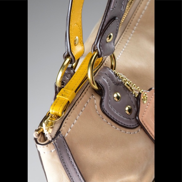 Coach Poppy Colorblock Tote Bag - Picture 5 of 13